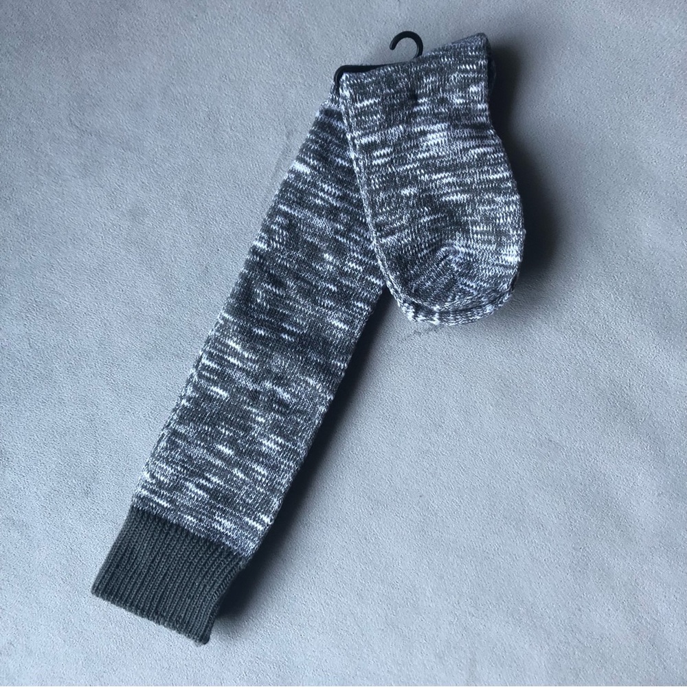 Treasure & Bond ~ Over The Calf Socks ~ Grey White Mix ~ Brand New!
